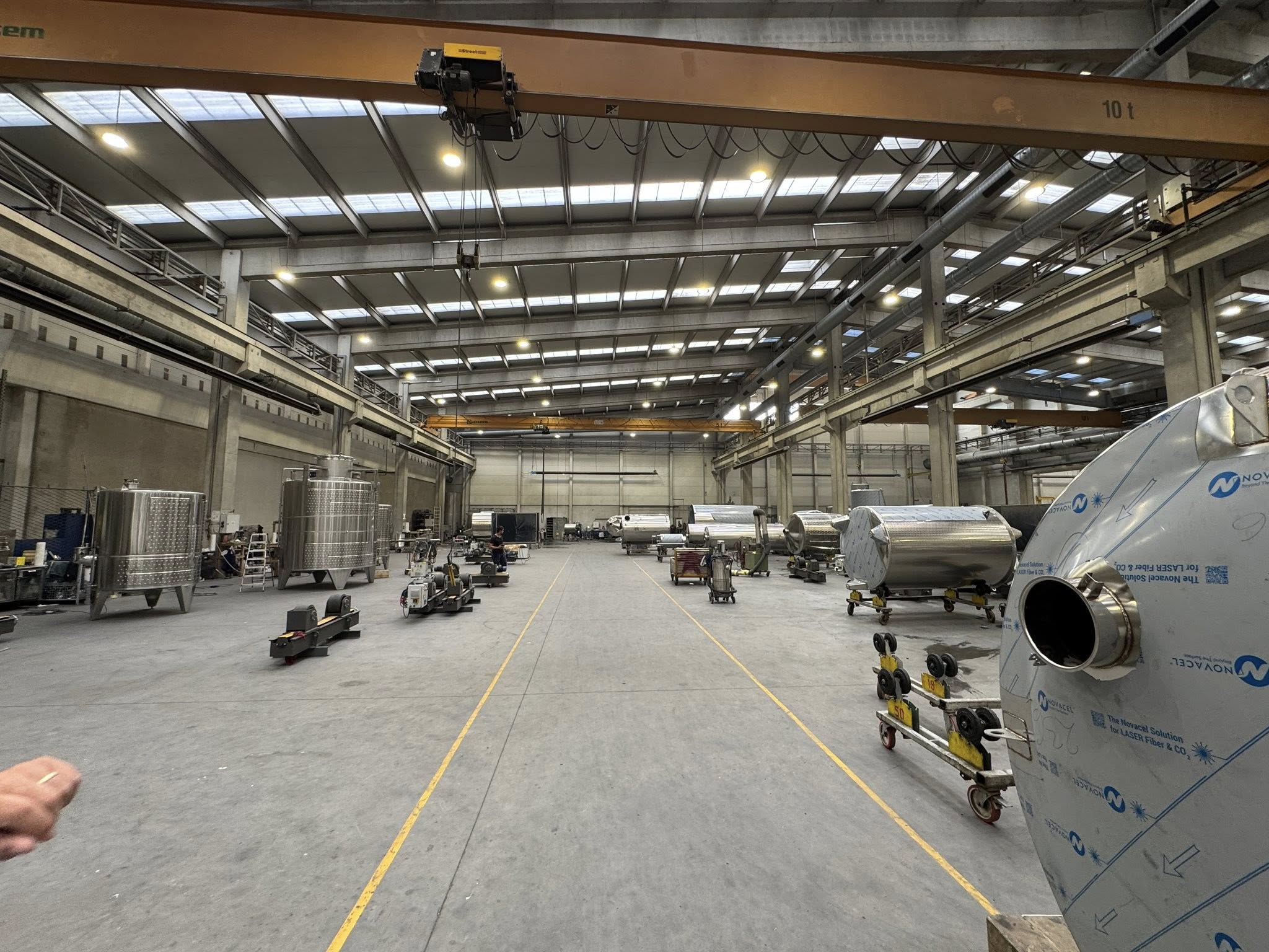 Production floor overview