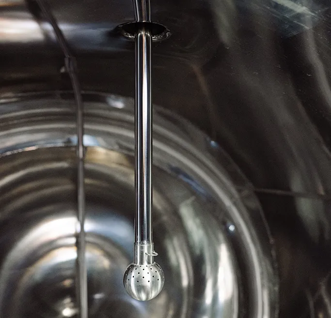 CIP system in compartment