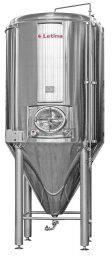 Stainless steel conical fermenter from Letina.