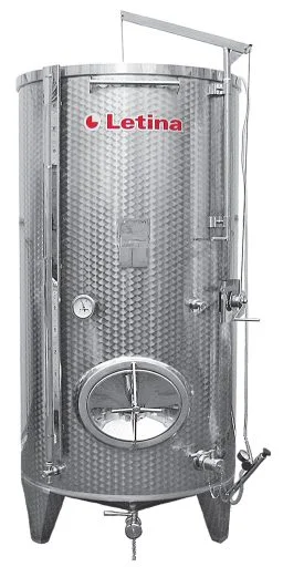 Stainless steel variable capacity tank from Letina.